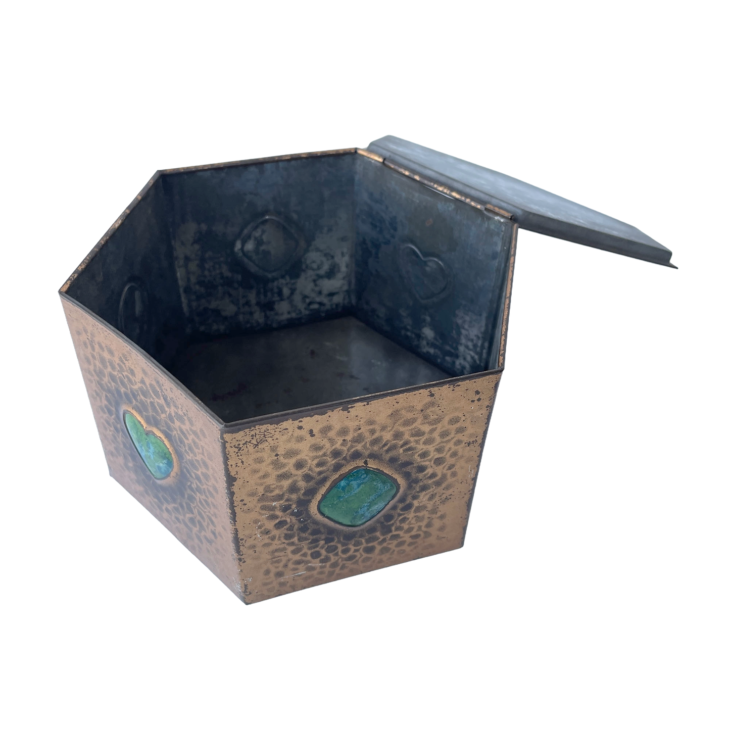 Early 20th Century Arts & Crafts Tin