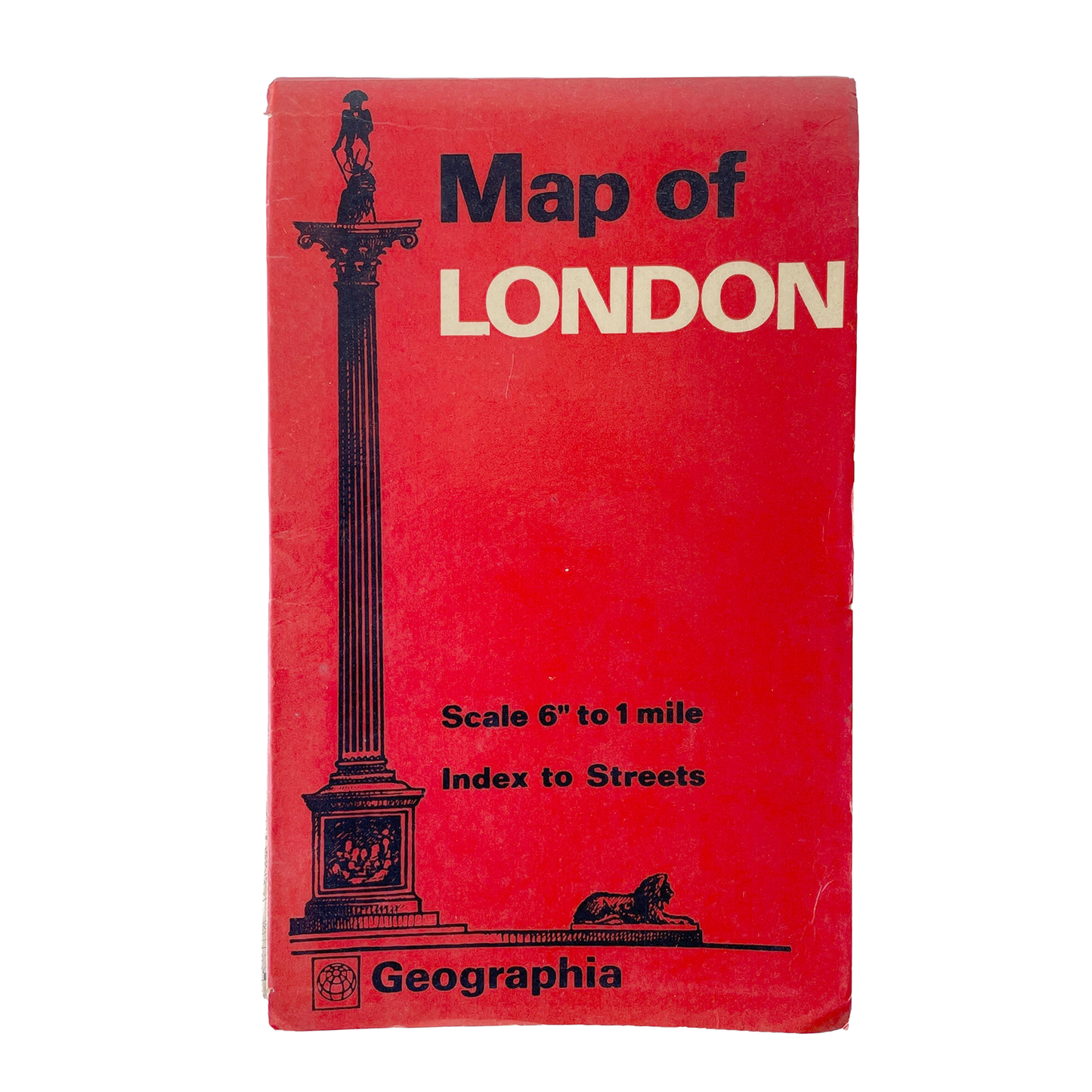 1970s Map of London with Underground Map