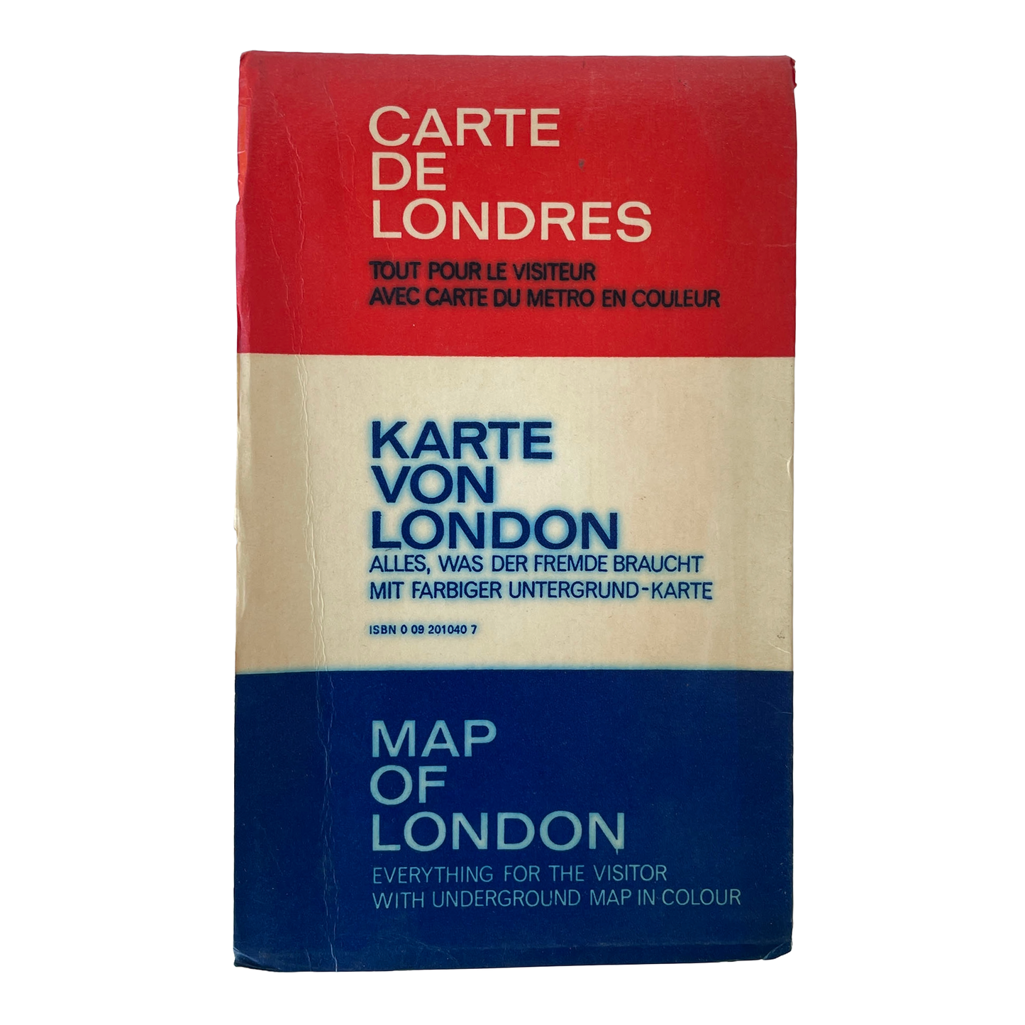 1970s Map of London with Underground Map