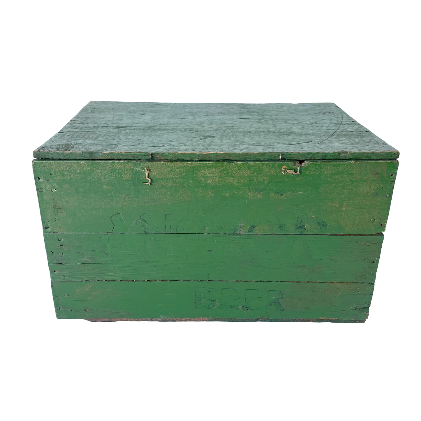Lovely Green Wooden Storage Box