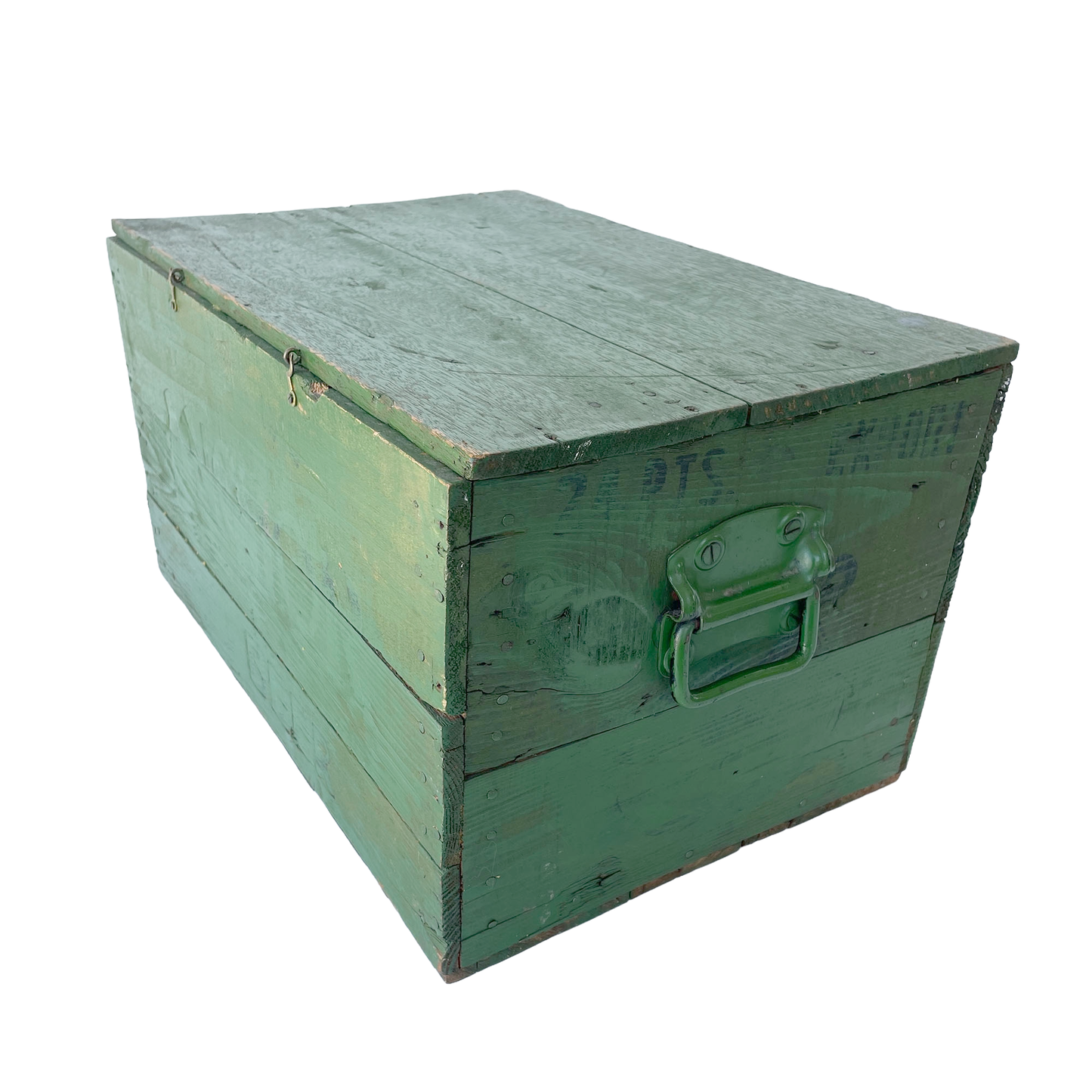 Lovely Green Wooden Storage Box