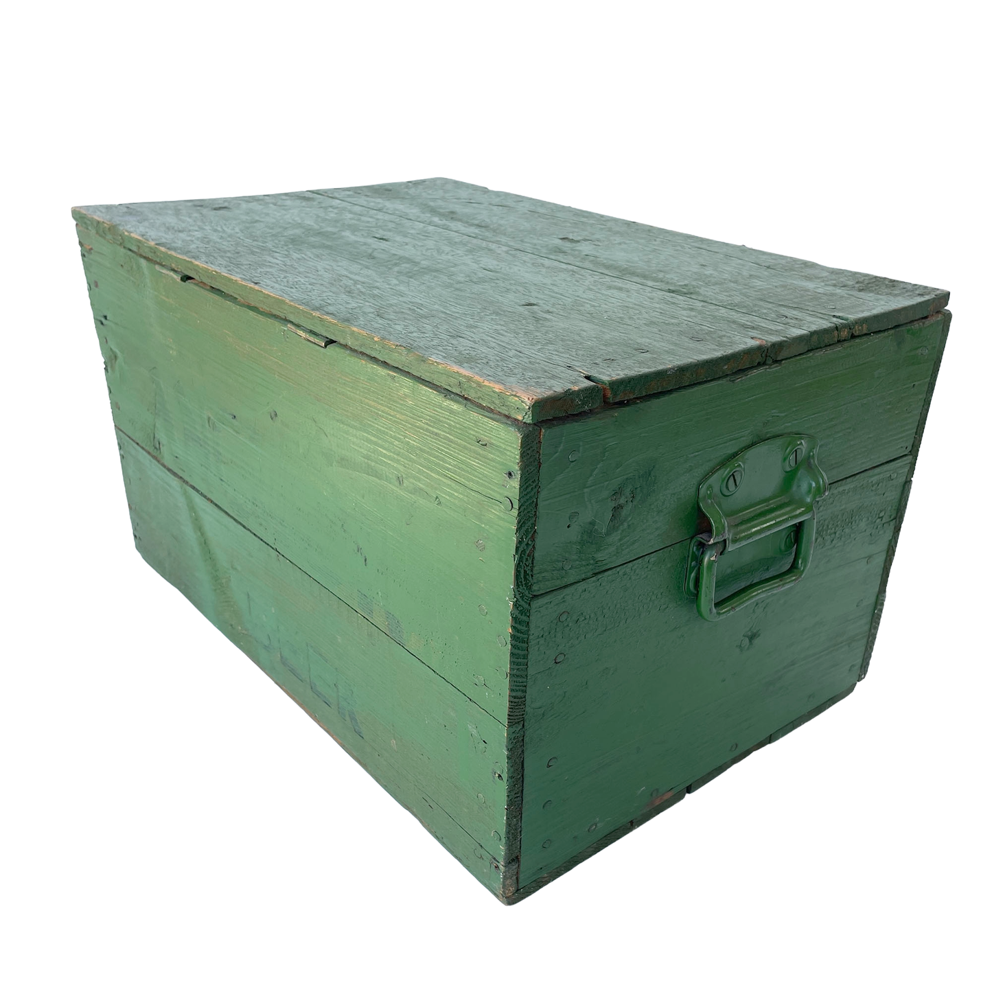 Lovely Green Wooden Storage Box