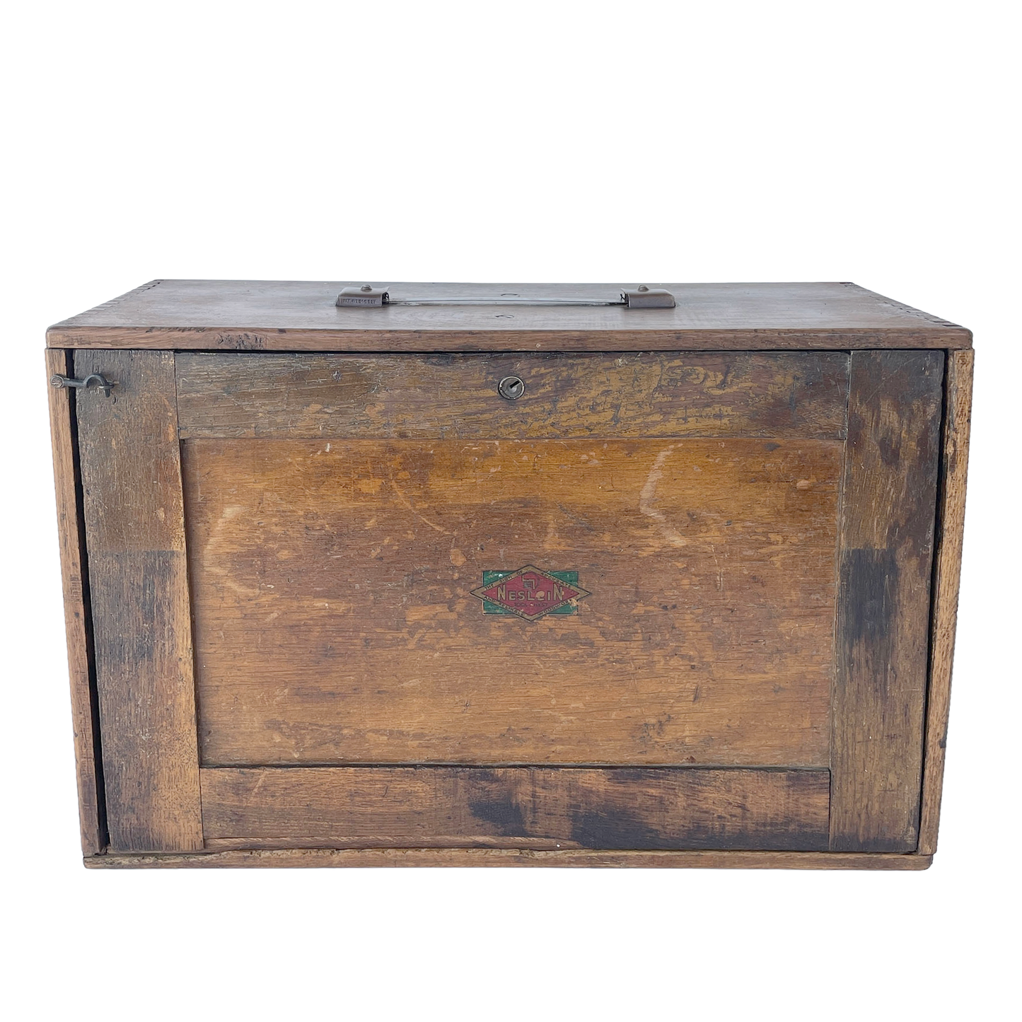 Fantastic 1930s Wooden Engineer’s Toolbox