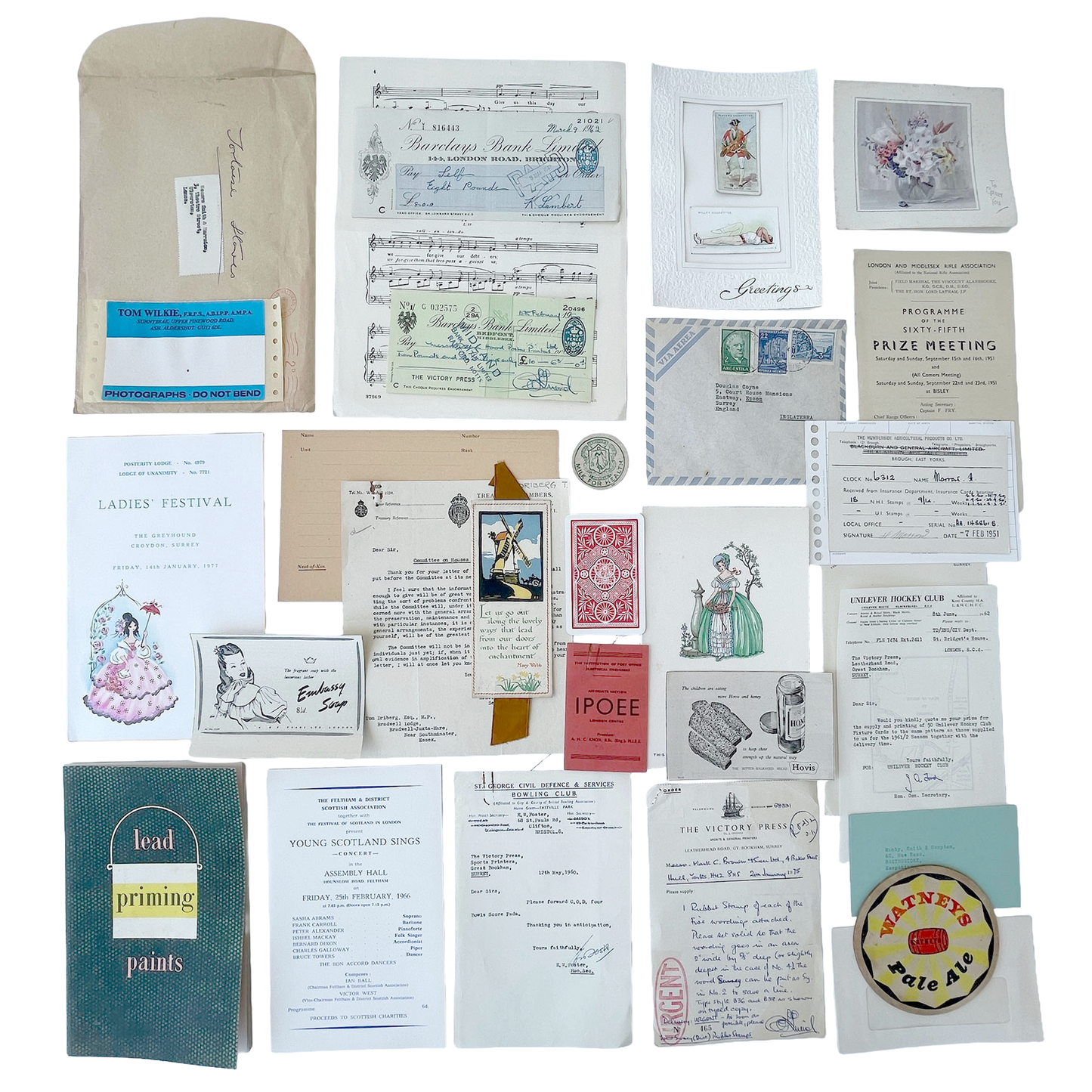 30 Piece Ephemera Pack – Selection A – New