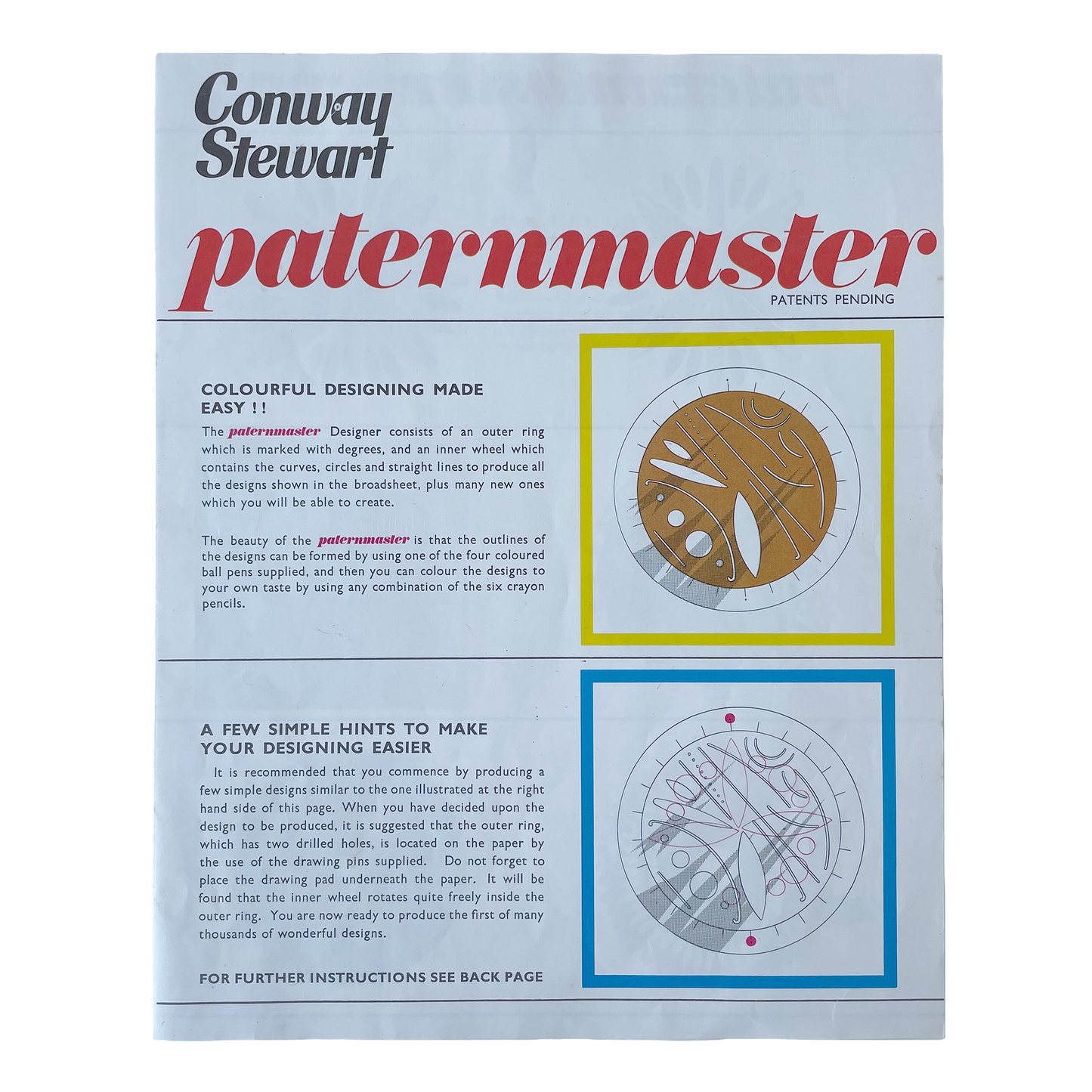 1960s ‘Paternmaster’ Drawing Design Kit