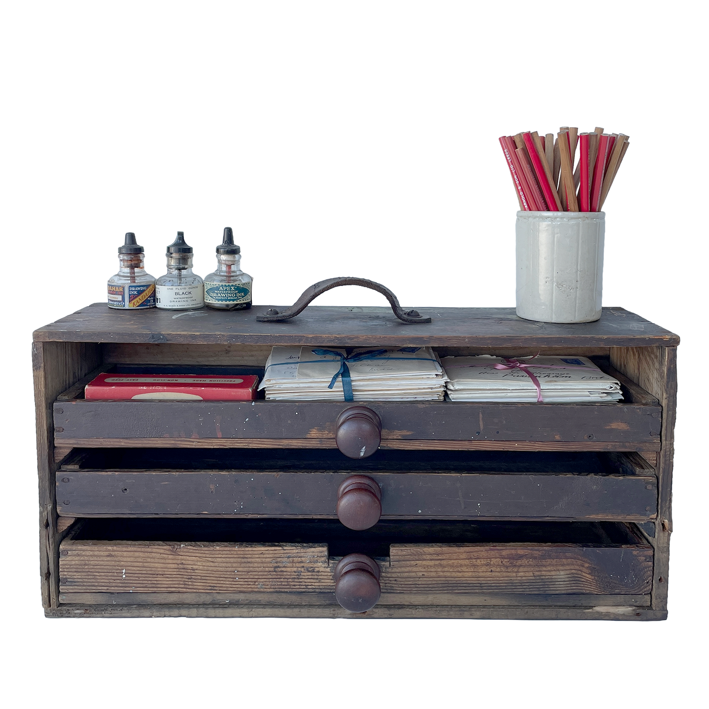 Early 20th Century Rustic Carpenter’s Tool Drawers