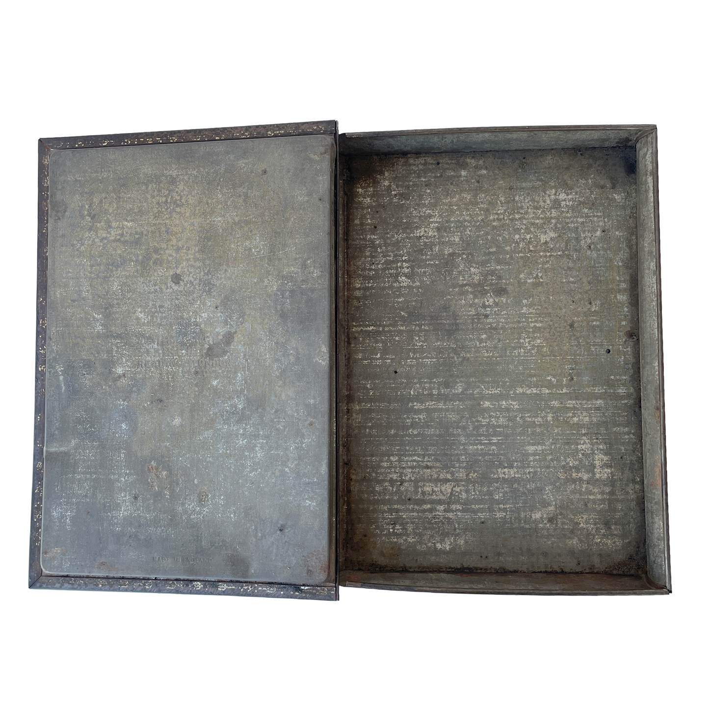Early 20th Century Book Shaped Storage Tin