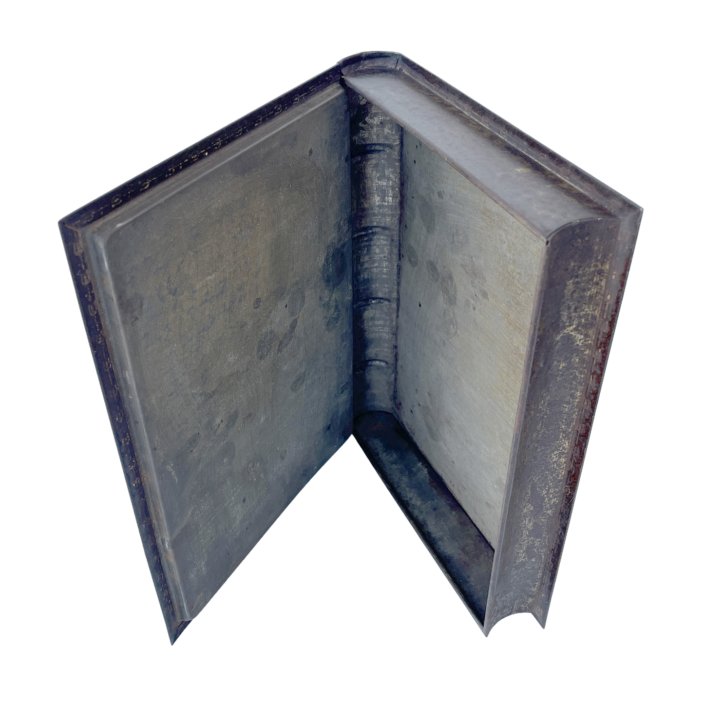 Early 20th Century Book Shaped Storage Tin