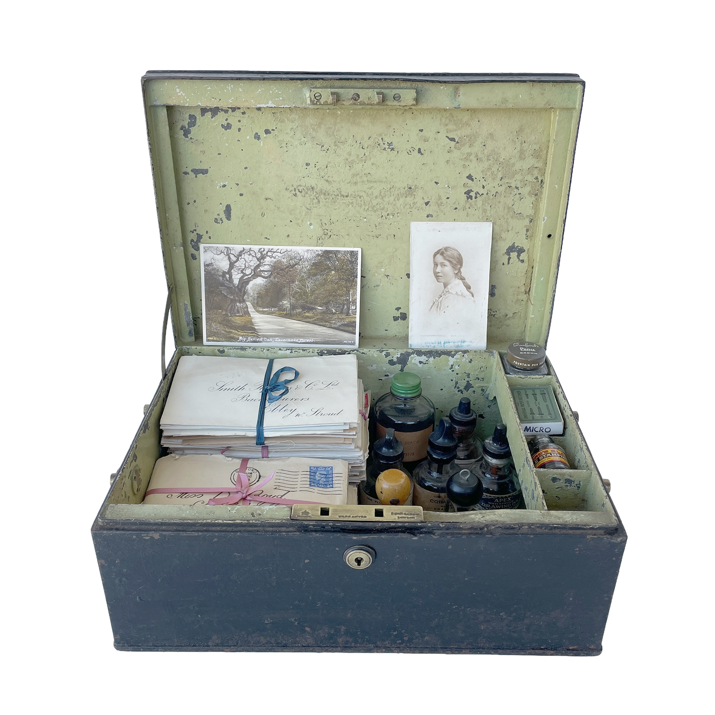 Late 19th Century Metal Deed Box