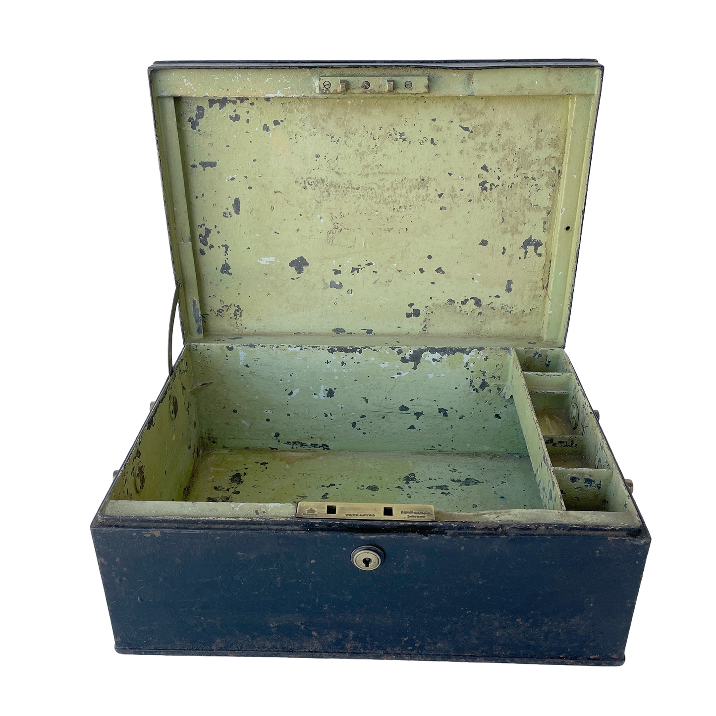 Late 19th Century Metal Deed Box