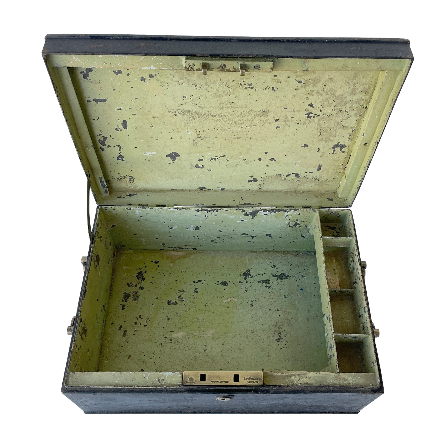 Late 19th Century Metal Deed Box