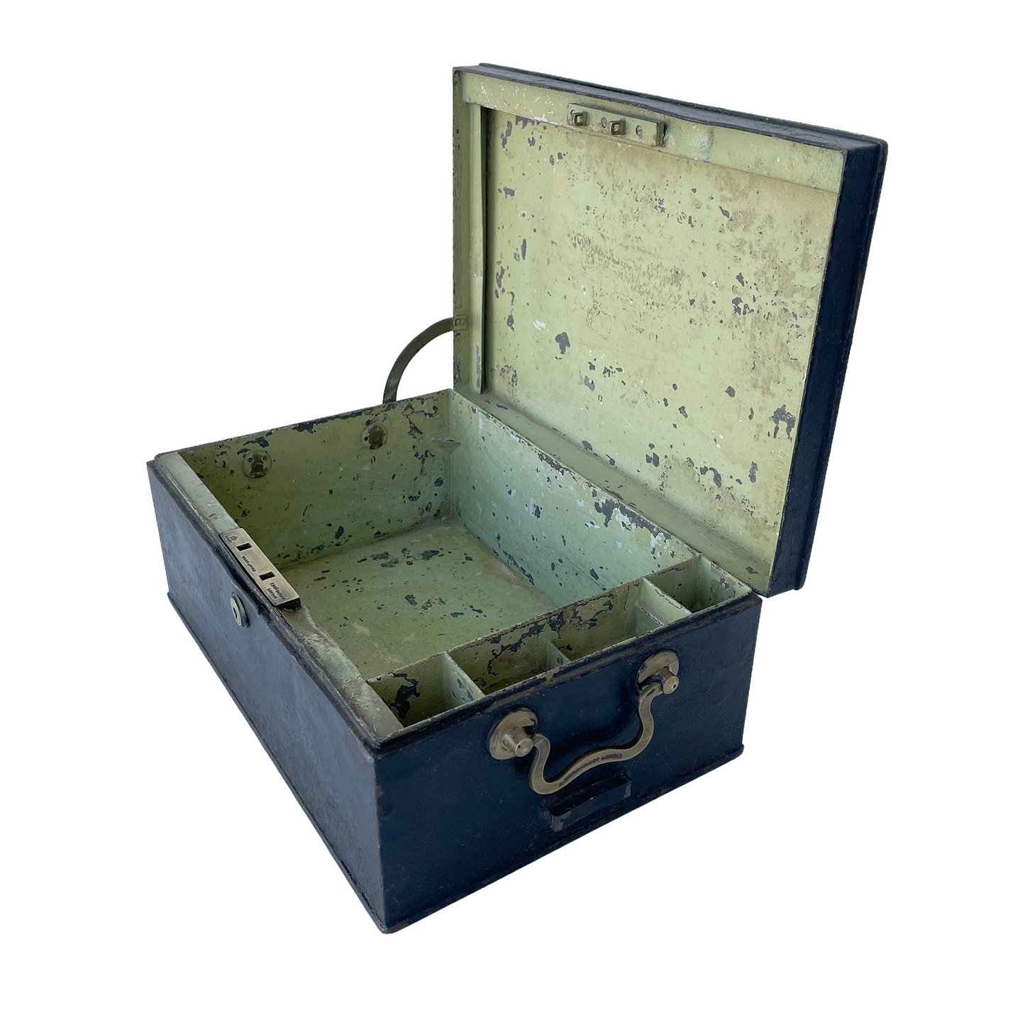 Late 19th Century Metal Deed Box