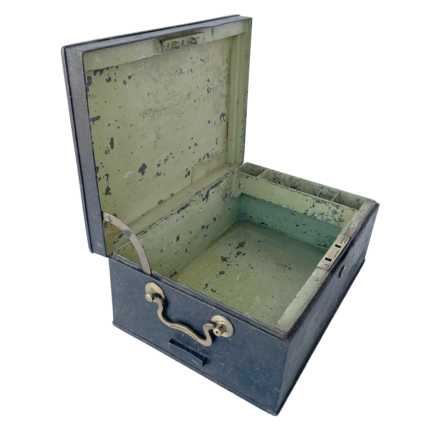 Late 19th Century Metal Deed Box