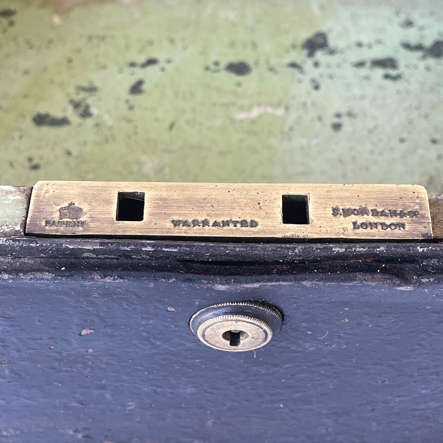 Late 19th Century Metal Deed Box