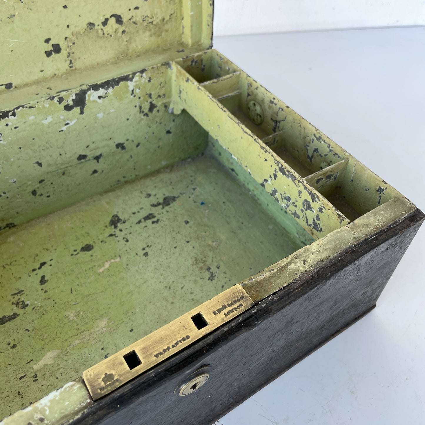 Late 19th Century Metal Deed Box