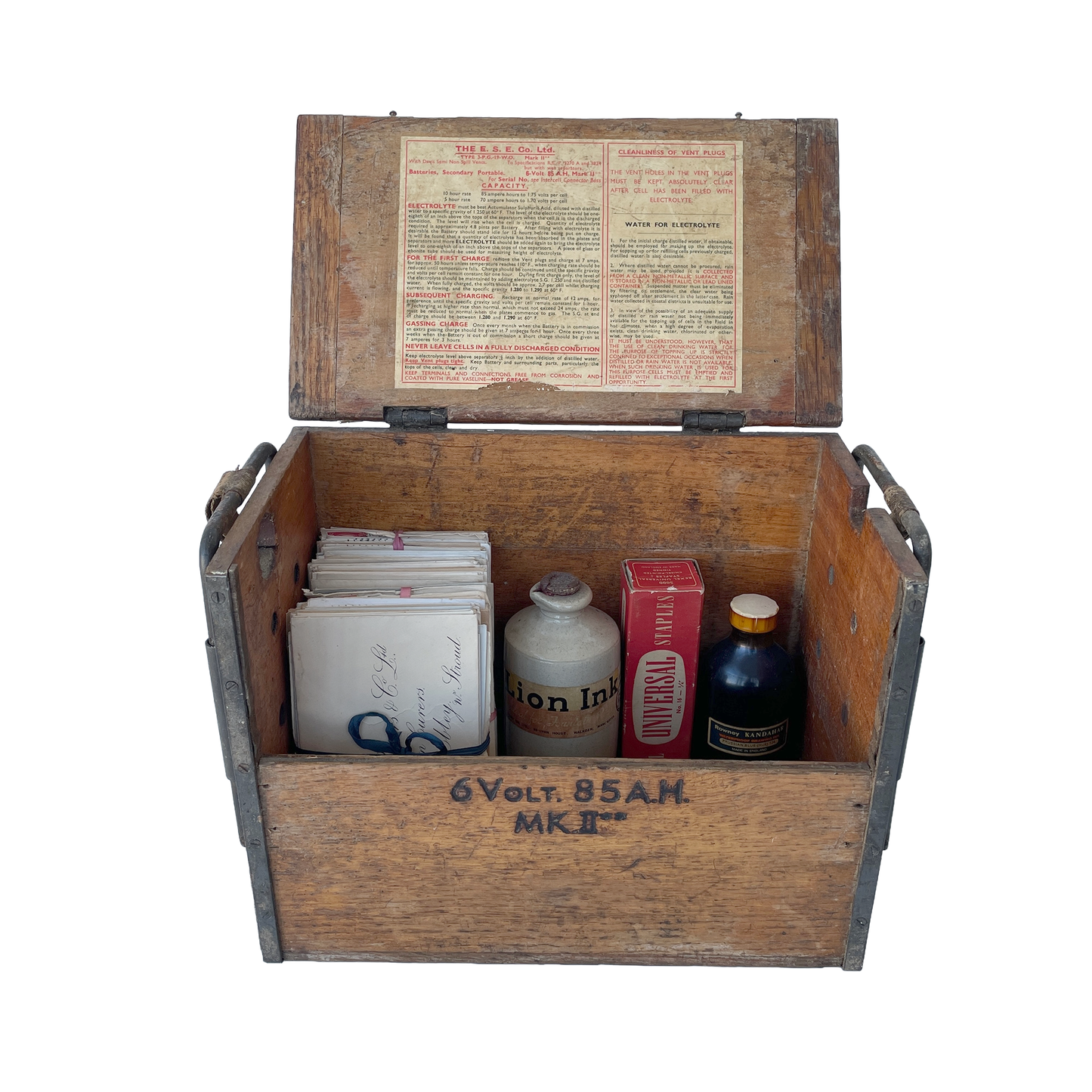 Fantastic WWII ‘NOT TO BE DROPPED’ Desktop Storage Box