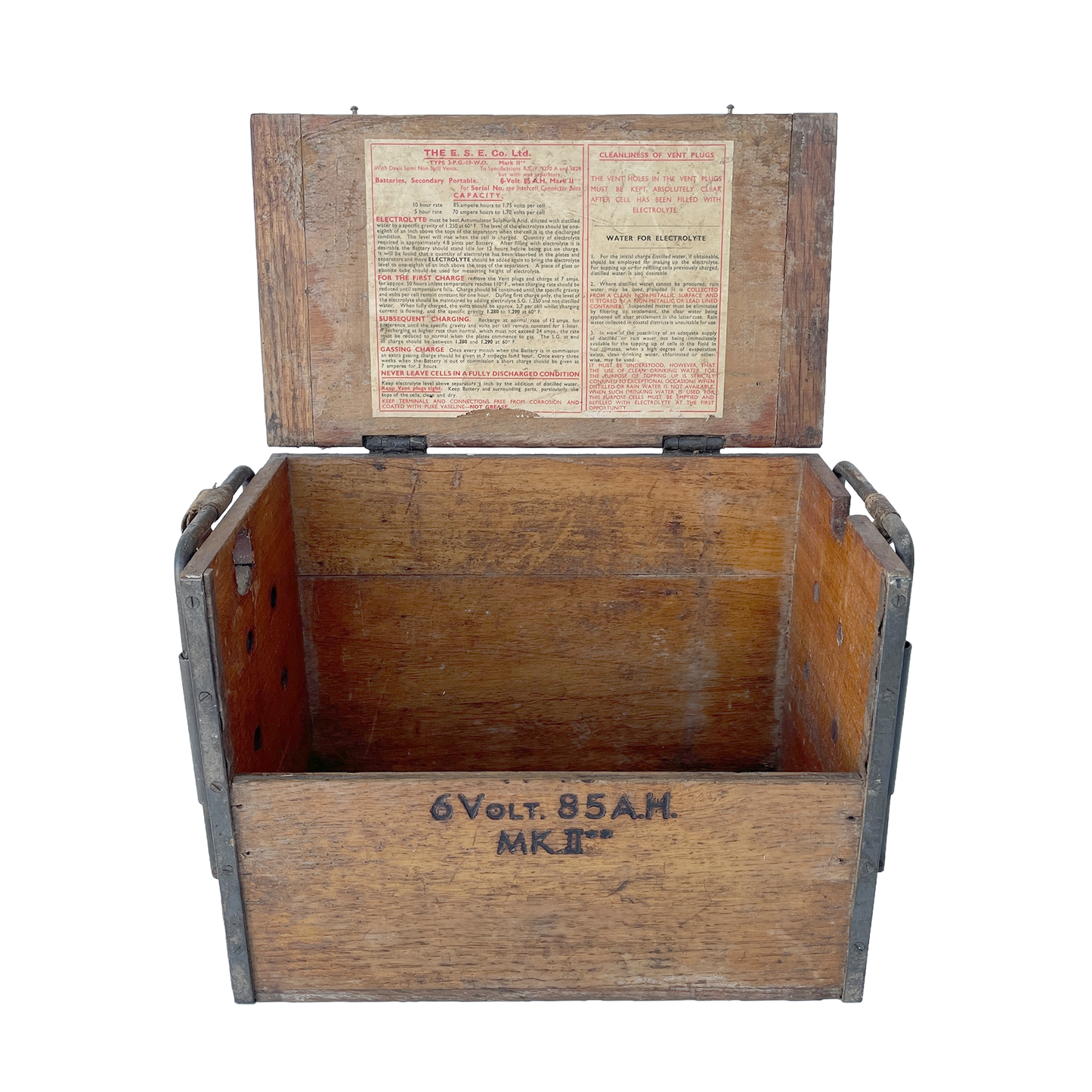 Fantastic WWII ‘NOT TO BE DROPPED’ Desktop Storage Box