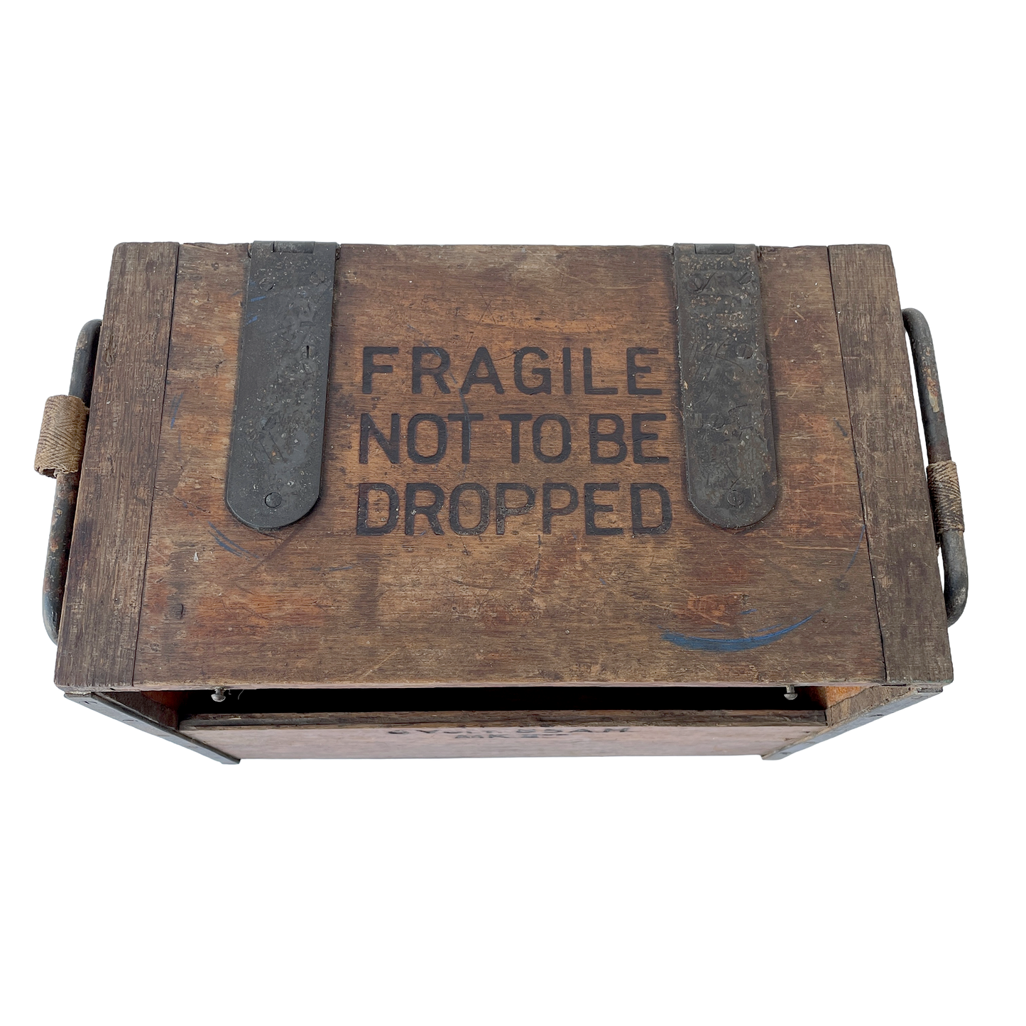 Fantastic WWII ‘NOT TO BE DROPPED’ Desktop Storage Box