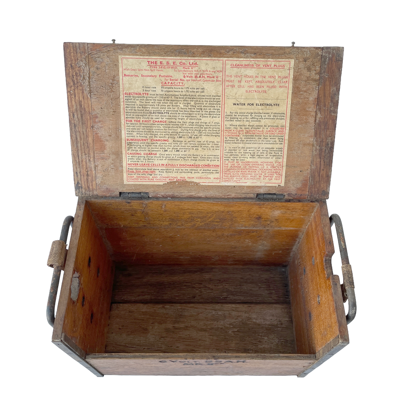 Fantastic WWII ‘NOT TO BE DROPPED’ Desktop Storage Box