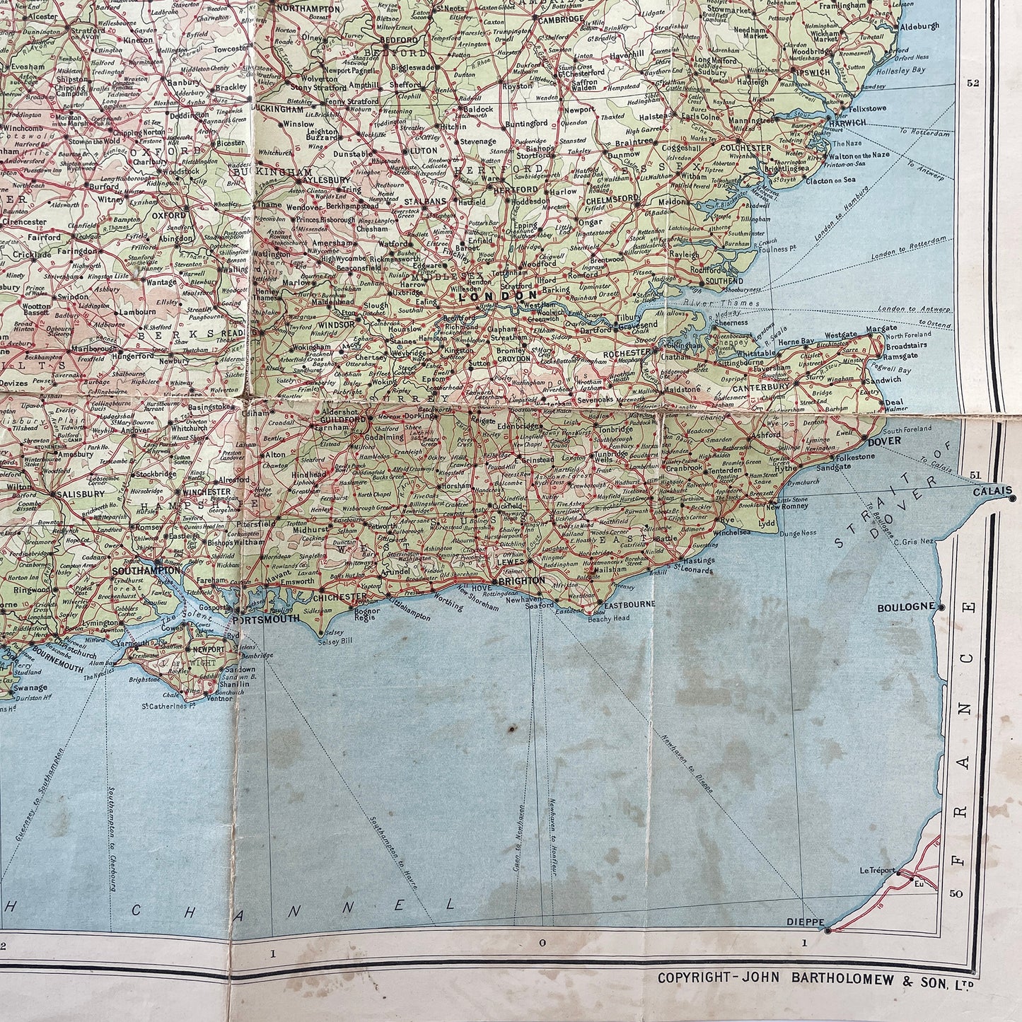 1924 Map of The British Isles