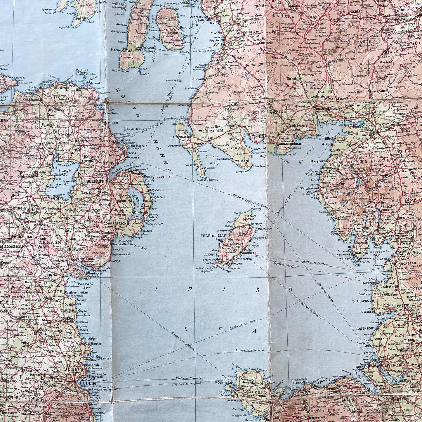 1924 Map of The British Isles