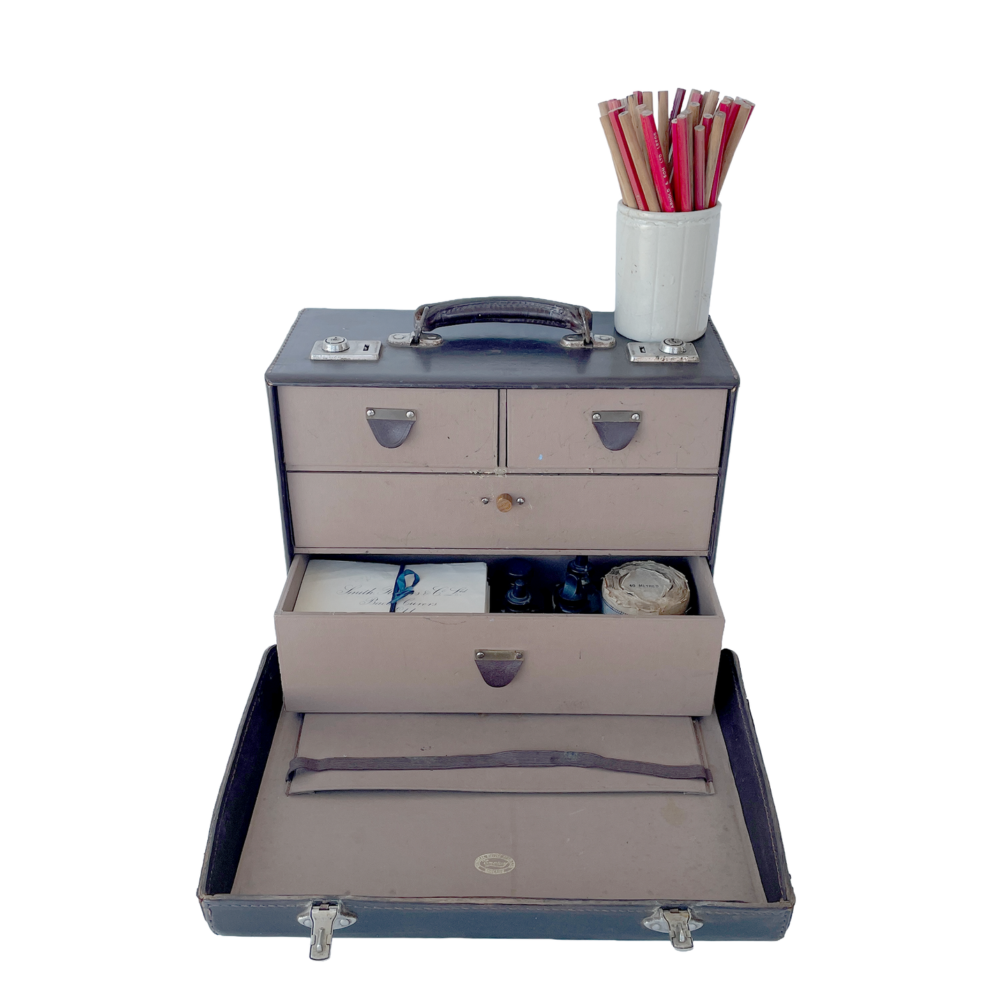1950s Doctors Case/Desktop Storage Drawer