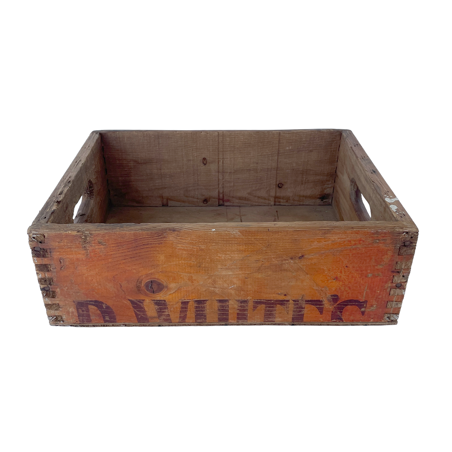 Vintage Wooden R.Whites Crate
