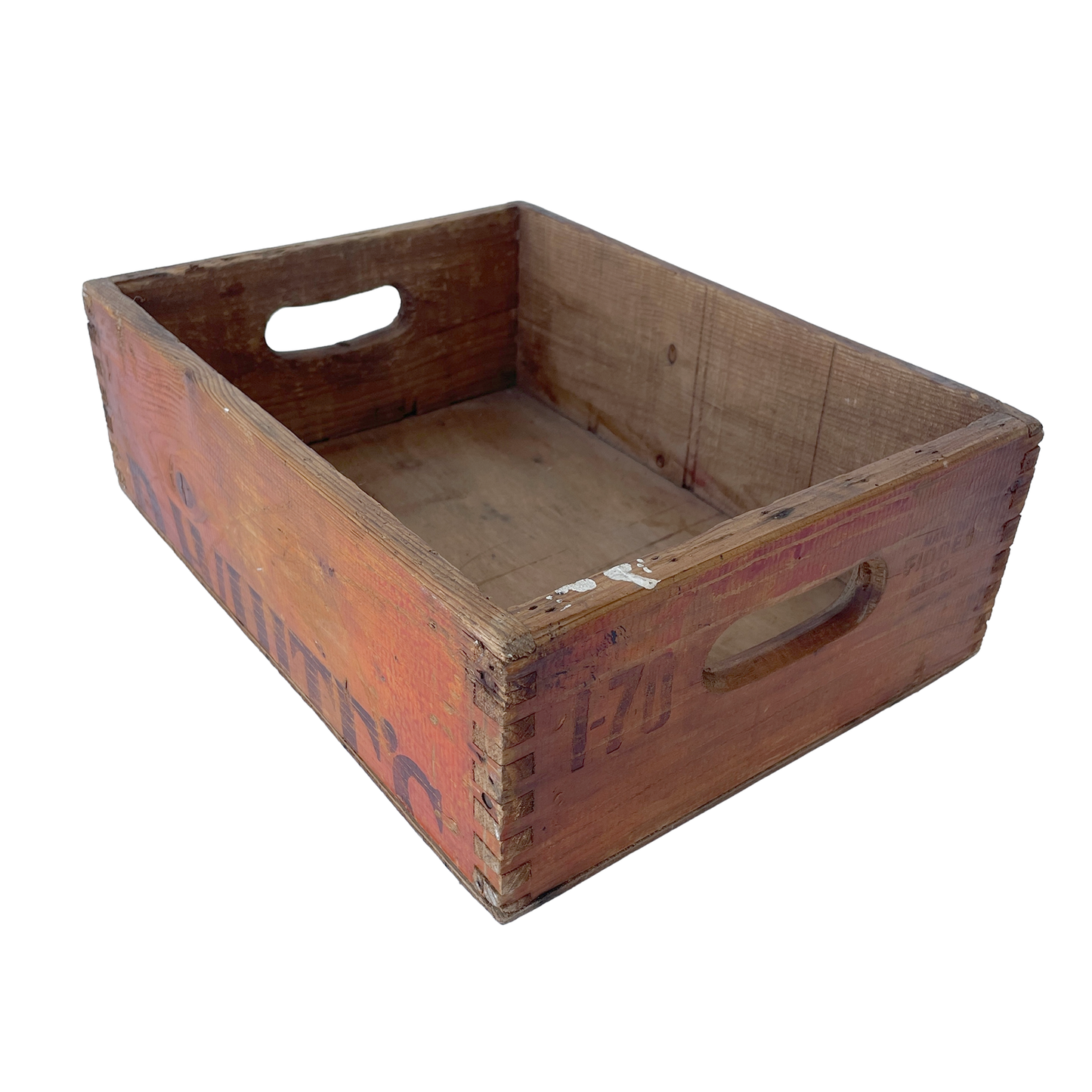 Vintage Wooden R.Whites Crate