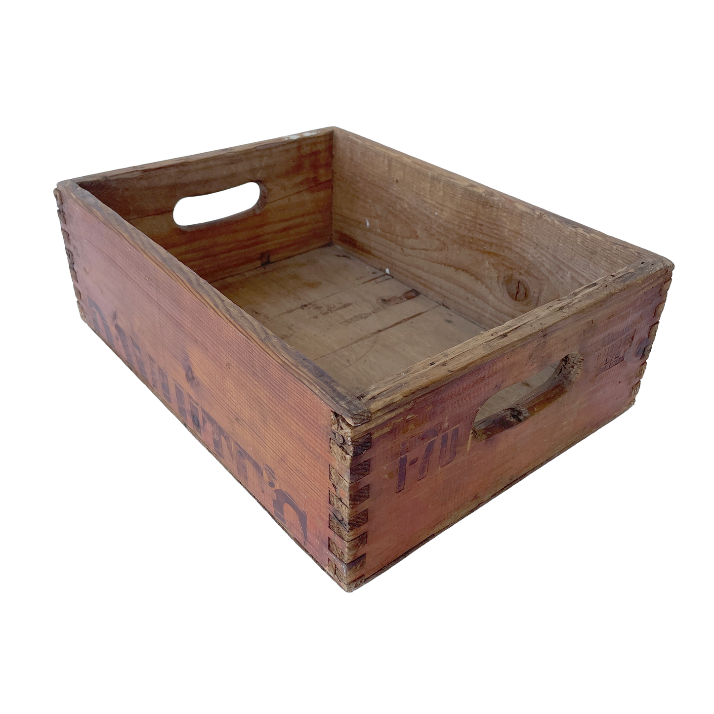 Vintage Wooden R.Whites Crate