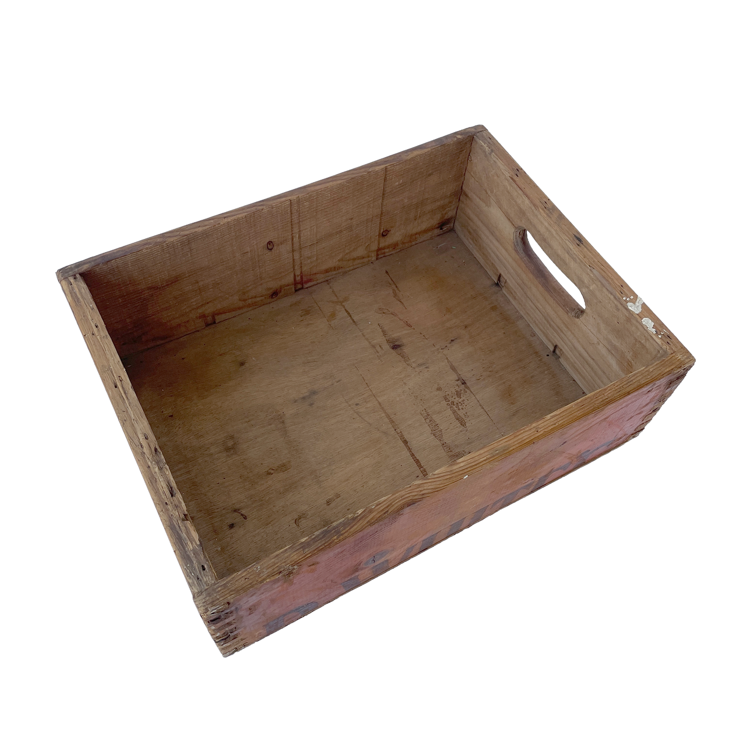 Vintage Wooden R.Whites Crate