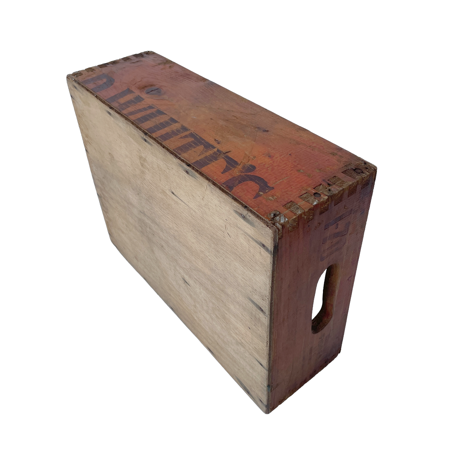 Vintage Wooden R.Whites Crate