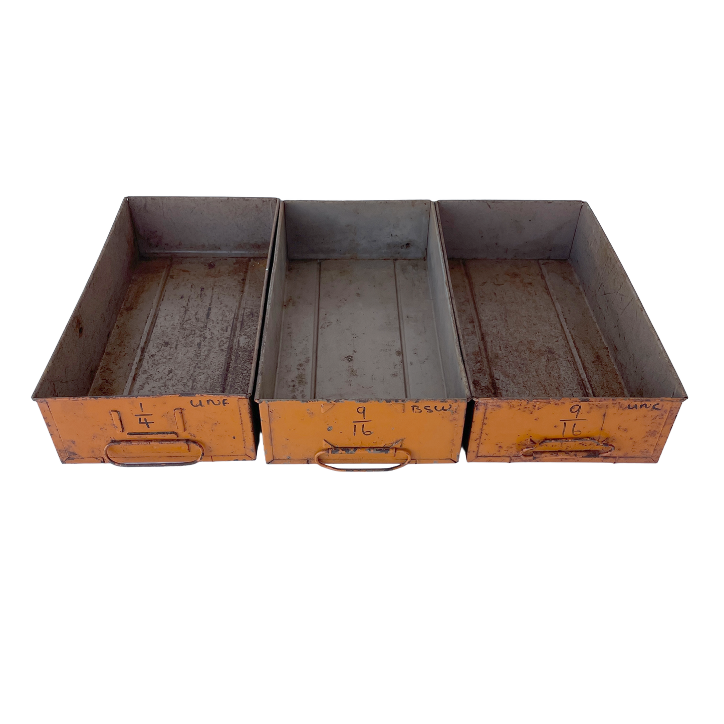 Set of 3 Vintage Work Trays