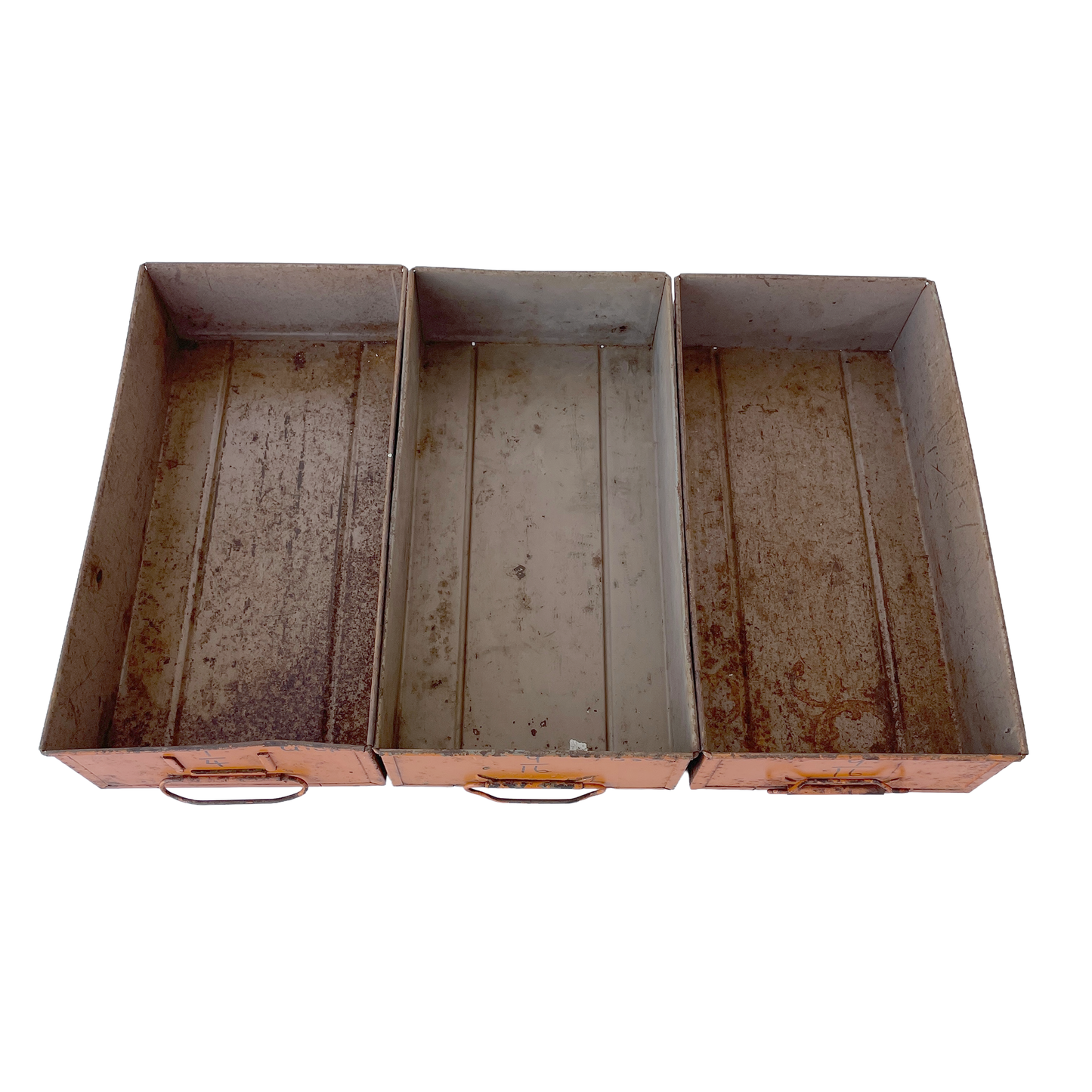Set of 3 Vintage Work Trays