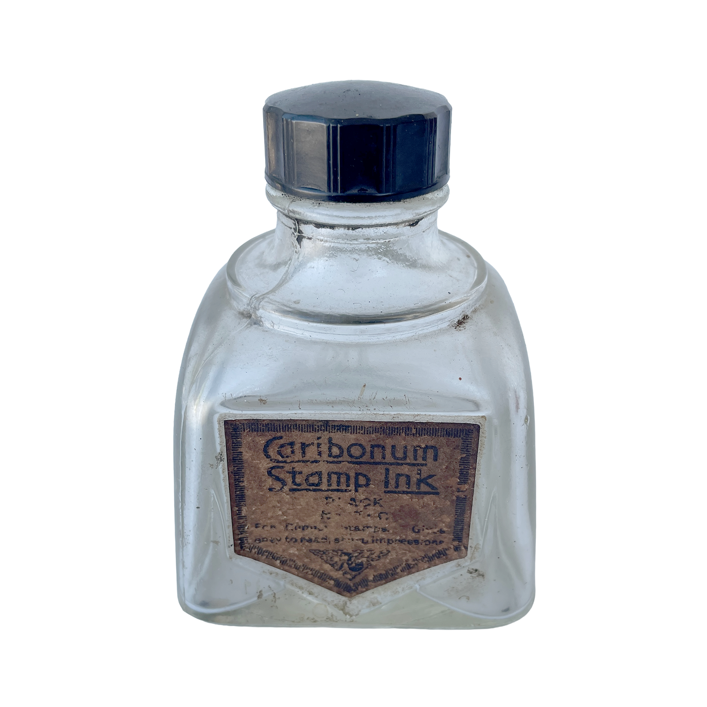 1930s Caribonum Stamp Ink Bottle