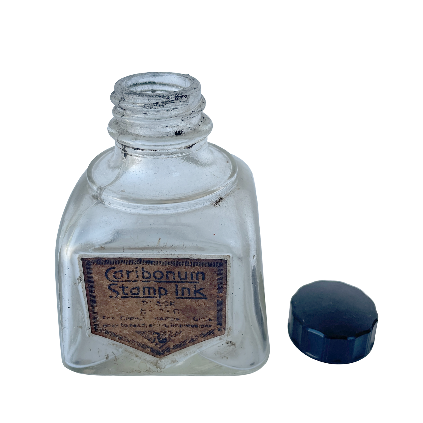 1930s Caribonum Stamp Ink Bottle