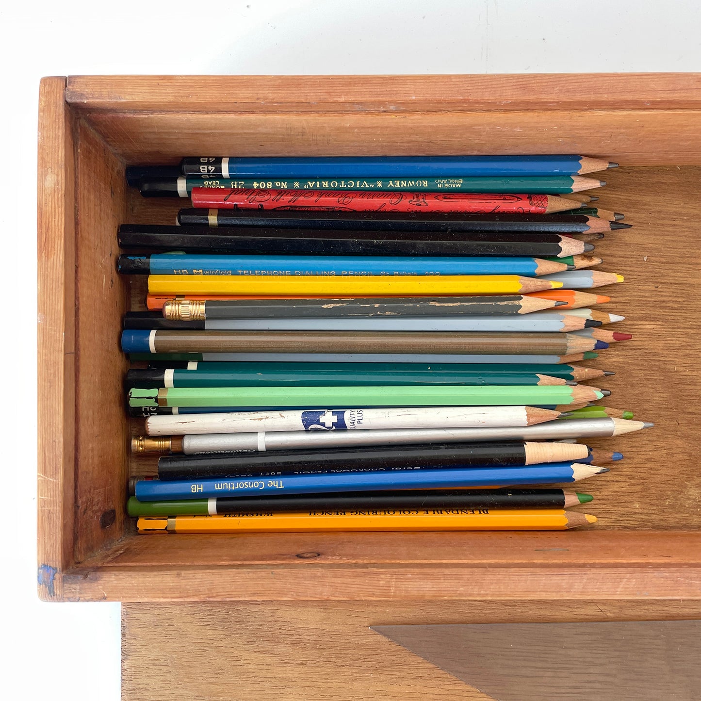 Box of Vintage Drawing Equipment
