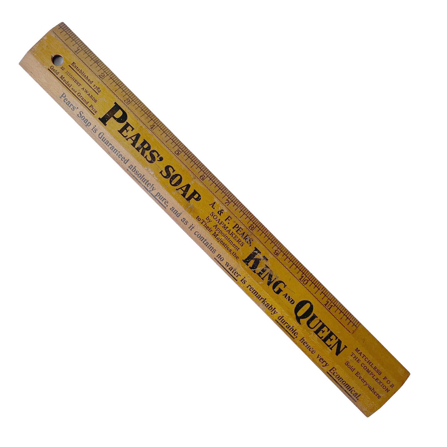 1913 Pear’s Soap Advertising Ruler