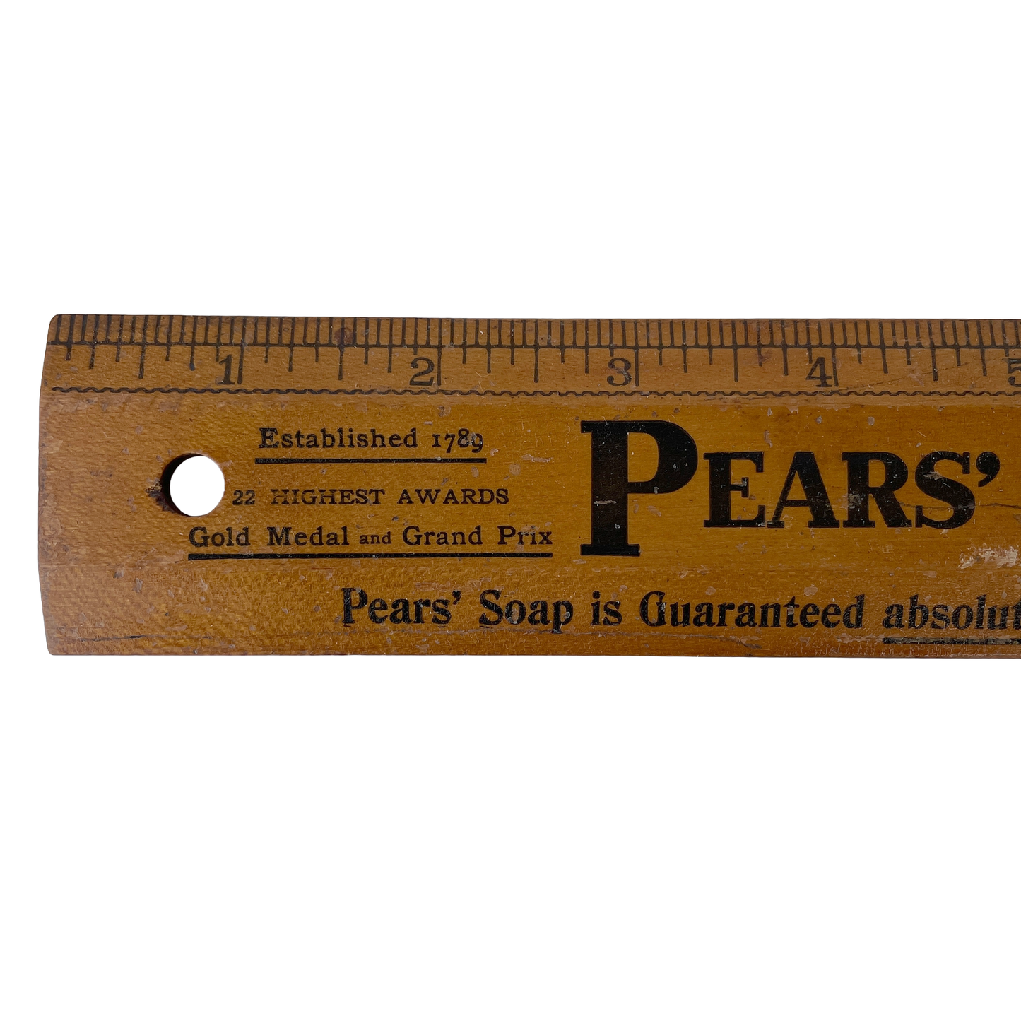 1913 Pear’s Soap Advertising Ruler