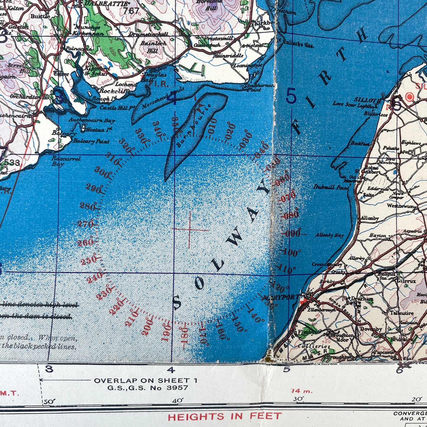 1943 War Office Map of Scotland – South West