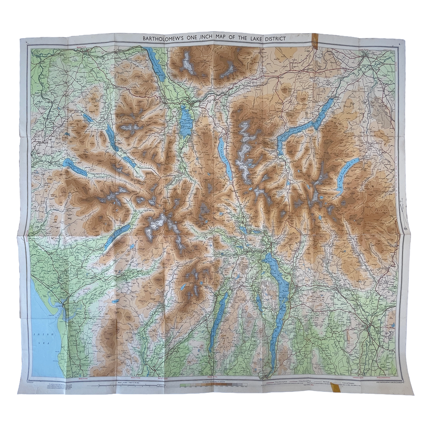 1946 Bartholomew’s Map of The Lake District