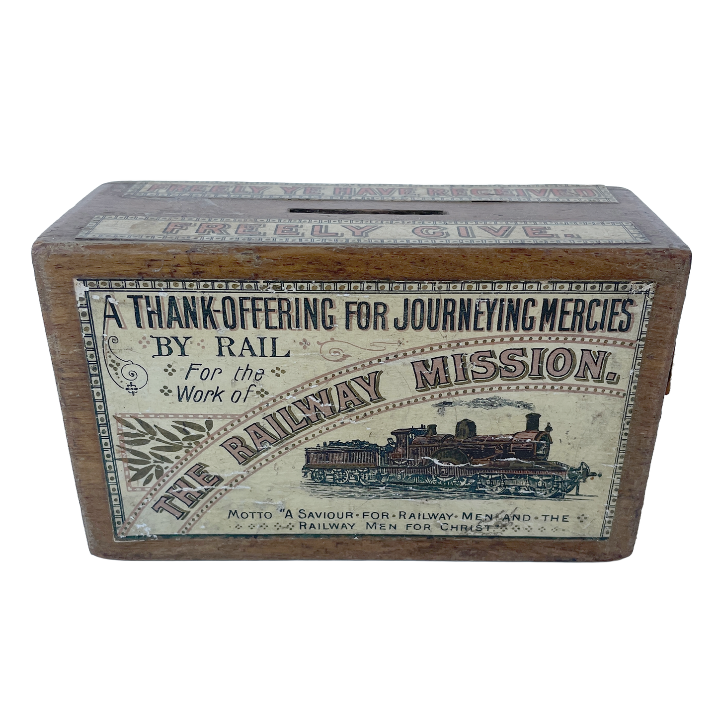Early 20th Century ‘The Railway Mission’ Collection Box