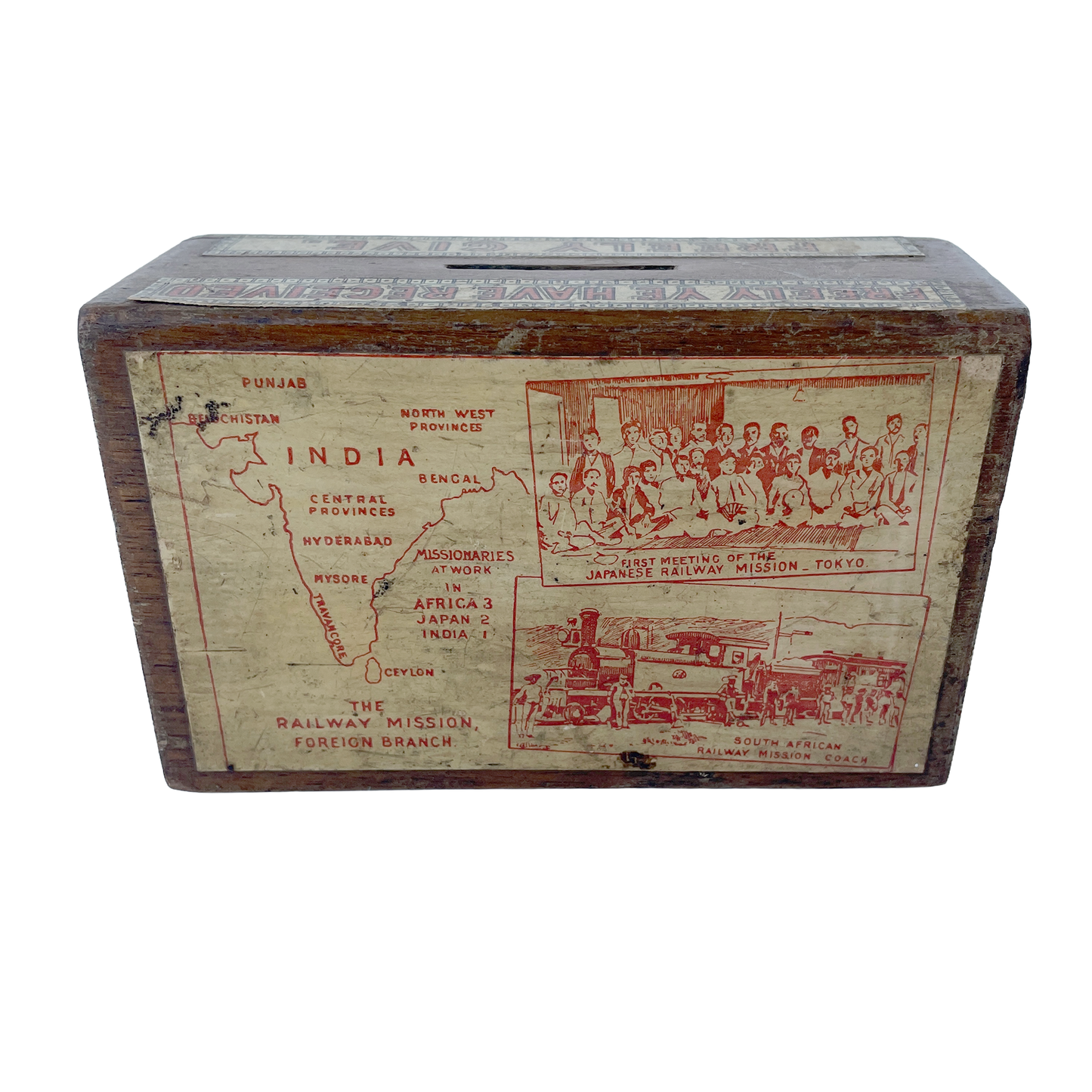 Early 20th Century ‘The Railway Mission’ Collection Box