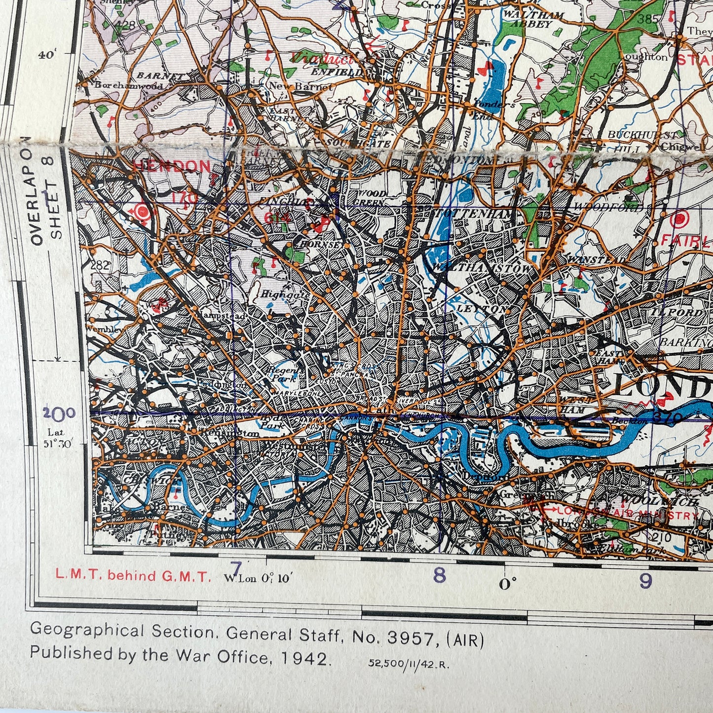 1942 War Office Map of East Anglia – Sheet 9