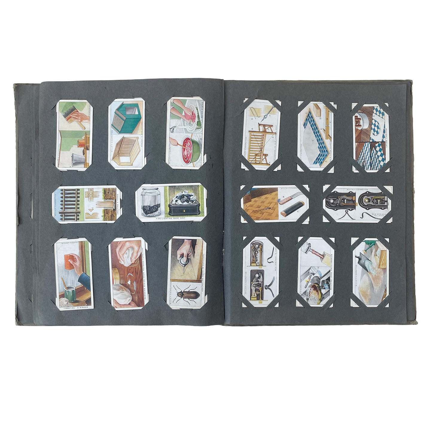 Super 1930s Cigarette Card Album