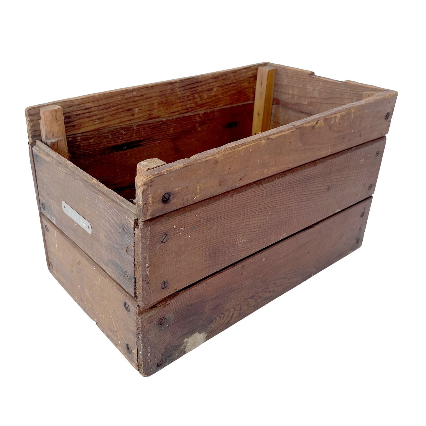 Vintage Wooden ‘Letters’ Storage Box