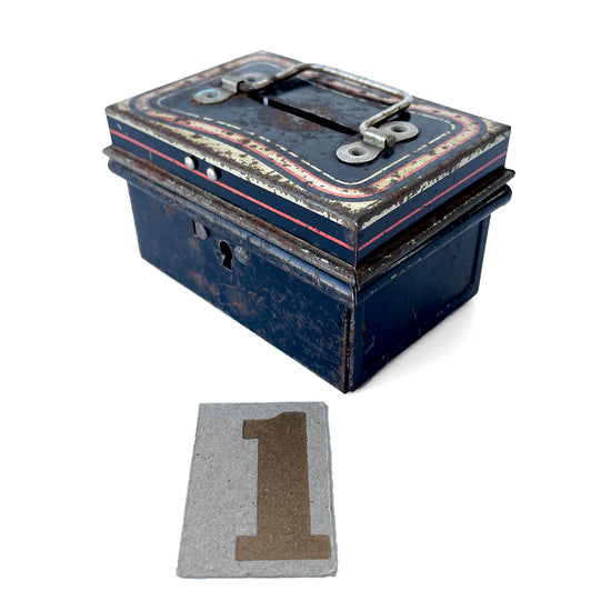 Early 20th Century Metal Cash Box – Option 1 – Extra Small - Sukie