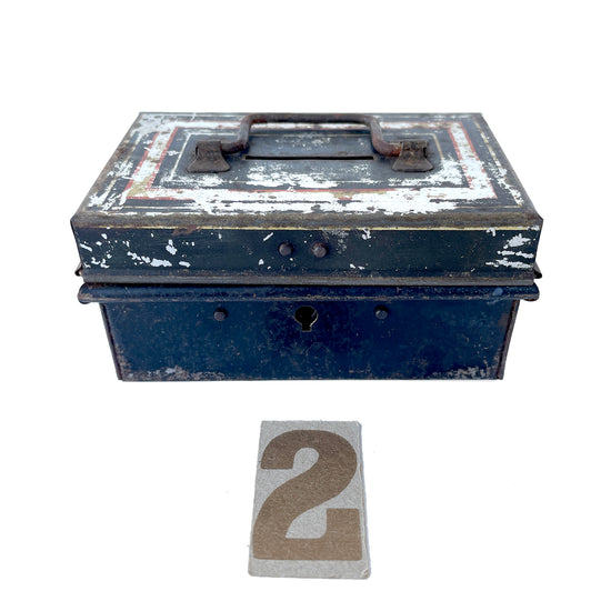 Early 20th Century Metal Cash Box – Option 2 –Small - Sukie