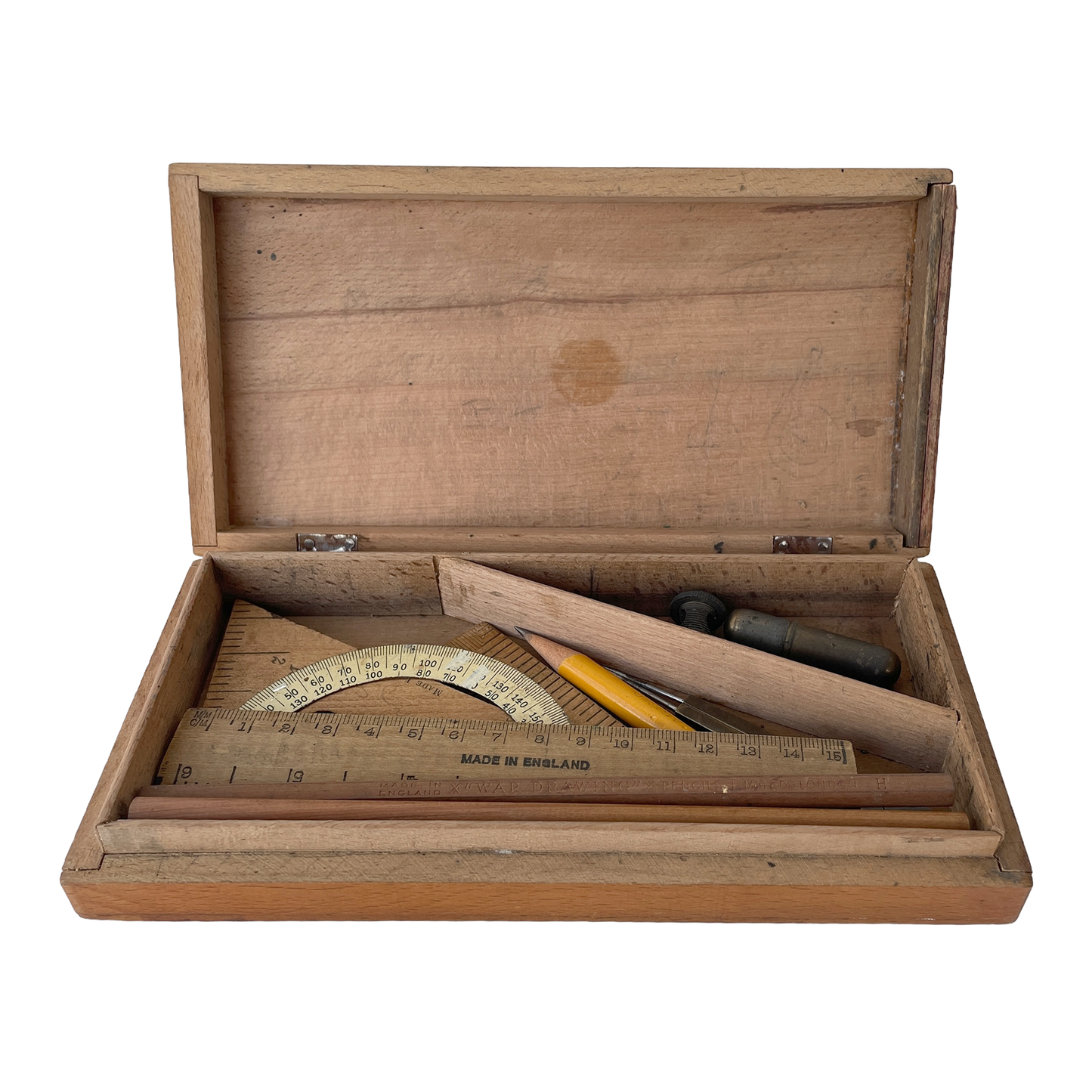 1940s Geometry Drawing Set
