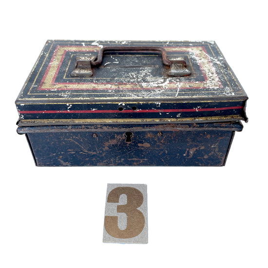 Early 20th Century Metal Cash Box – Option 3 – Medium - Sukie