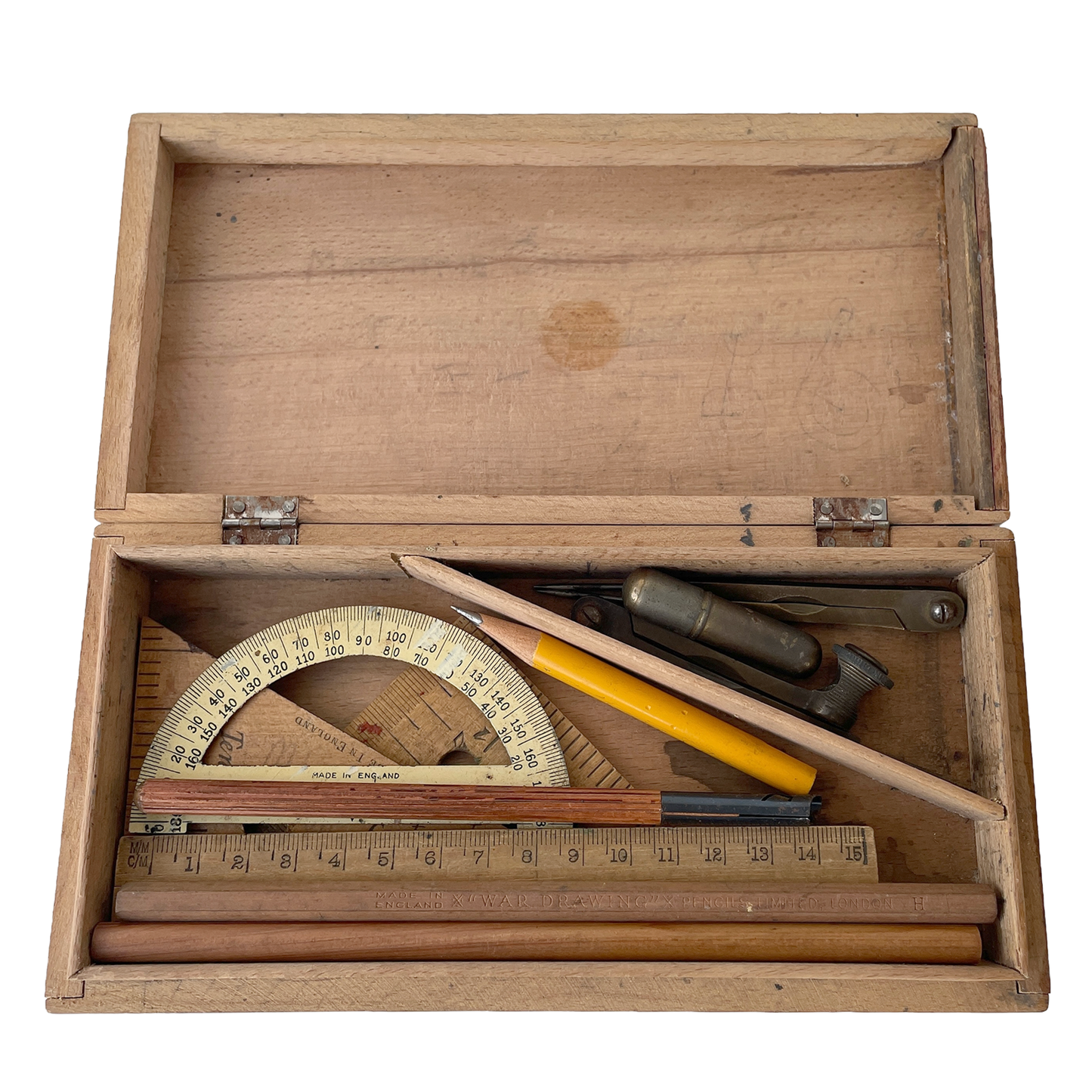 1940s Geometry Drawing Set